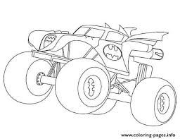 All of it in this site is free, so you can print them as many as you like. Batman Monster Truck Coloring Pages Printable