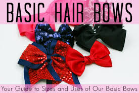Basic Hair Bows Your Guide To Sizes And Uses Of All Our