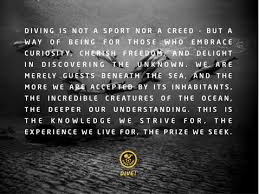 Poseidon Dive Equipment Manifesto Https Www Facebook Com Nitronarcs Diving Quotes Scuba Diving Quotes Diving