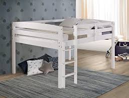 Make the most of your space. Amazon Com Concord Junior Bed Loft Full White Furniture Decor