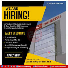 Temukan lowongan kerja pt leuwitex dan peluang kerja di cimahi yang ditemukan oleh loker.my.id. Lowangan Kerja Sintex Cimahi Lowongan Kerja Astra Daihatsu Bandung Cimahi Mei 2021 Terdapat 1158 Cimahi Peluang Kerja Yang Ditemukan Oleh Loker My Id Jocurii4u