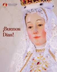 Buenos días Que María nos cubra con su amparo y nos guíe por caminos de fe,  paz y esperanza.