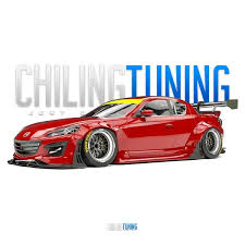 Mazda rx 5 rx 7 rx 8 carbon fiber look front bumper lip & rear boot spoiler lip. Mazda Rx8 Full Wide Body Kit Chiling Tuning