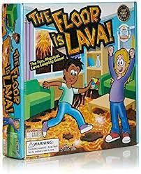 Amazon Com The Floor Is Lava Interactive Game For Kids And Adults Promotes Physical Activity Indoo In 2020 Board Games For Kids The Floor Is Lava Games For Kids