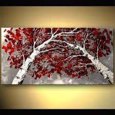 Maybe you would like to learn more about one of these? Abstract And Modern Paintings Osnat Fine Art Birch Tree Painting Abstract Painting Tree Art