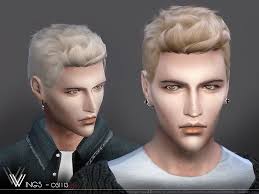 ***eyebags 06, eyebrows 15, eyeliner 11, lipstick 19, mouth corners 08*** sims 4. The Sims Resource Wings Os1113 Hair Sims 4 Hairs Sims 4 Hair Male Sims Hair Sims 4