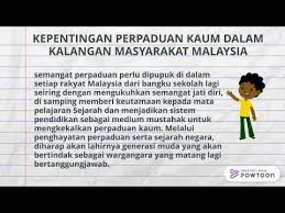 (ac) sebagai contohnya, rakyat negara kita dapat menjalankan aktiviti perniagaan dan ekonomi tanpa sebarangdiskriminasi dari segi agama, keturunan atau kaum. Mpu 21032 Perpaduan Etnik Dan Patriotisme Youtube