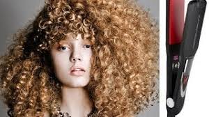 Duzlestirici Ile Kivircik Sac Yapma Curly Hair With Straighteners Youtube