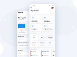 health tracking system by kazi sayed for uikings on dribbble