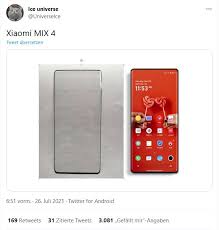 Features 6.67″ display, snapdragon 888 plus 5g chipset, 5000 mah battery, 1024 gb storage, 12 gb ram. Xiaomi Mi Mix 4 Leak Bilder Specs Zum Neuen Flaggschiff Smartphone