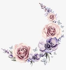 تصميم مواليد ثيمات خلفيات Cute Picsart تصاميم امي ابي Baby ادوات قلب اطفال ملصق افتار هي Wreath Watercolor Cartoon Flowers Hand Painted Flowers