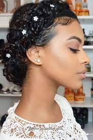Black Women Bridal Hairstyles Will Make Your Wedding Day More Gorgeous Curly Wedding Hair Hair Styles Curly Hair Styles Naturally