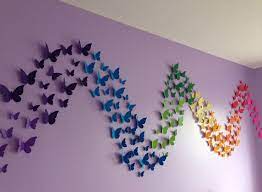 Maybe you would like to learn more about one of these? 3d Wall Art Wall Decals Wall Stickers 3d Butterflies Choose From 48 Colors Butterfly Wall Decor Paper Wall Decor Butterfly Decorations