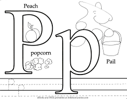 Letter P Coloring Page Pdf Abc Coloring Pages Color Worksheets Letter P