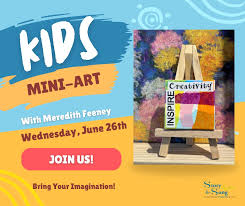 Kids Hobby Hour: Mixed Media Mini Art w/Meredith Feeney