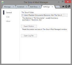 This is our new notification center. The Sims 4 Mod Manager Raxdiam