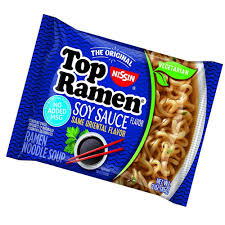 It uses chicken stock and chukamen noodles for a relatively light soup that is salty and tangy. Amazon Com Top Ramen Soy Sauce 3 Ounce Pack Of 24 Update Version Grocery Gourmet Food