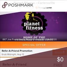 Planet Fitness Refer A Friend Planet Fitness Workout Fitness Planets