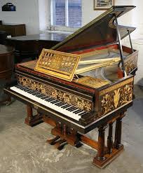 This Broadwood Grand Piano Was Designed By T G Jackson And Inlaid By C H Bessant Faber It Was Made For Athelstan Riley S Musi Piano Piano For Sale Grand Piano