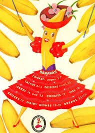 Time Flies Like An Arrow Fruit Flies Like A Banana Groucho Marx Miss Chiquita With Eight Bananas Banana Art Vintage Advertisements Vintage Ads