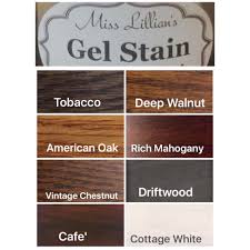 Varathane® premium gel stain is designed for application on vertical surfaces such as doors and window trim. Miss Lillian S Gel Stain Gel Stain Gel Stain Furniture General Finishes Gel Stain Colors