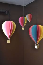 1001 Kreative Ideen Wie Sie Einen Heissluftballon Basteln Heissluftballon Basteln Heisluftballon Basteln Basteln Mit Papier