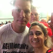 A difference when you have workout accountability partners.  @sherman_d_roberts and Noreen shared a2.2 mike swim yesterday one last  time. After so long without swimming after my shoulder injury and  practicing for a