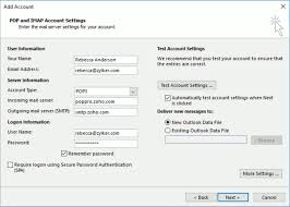 Berikut ini cara membuat akun microsoft di windows 10 yang bisa kalian ikuti, seperti. Configuring Zoho Mail In Outlook For Windows Pop