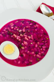 If borscht appears too thick, add additional water and cook for 2 minutes longer. Holodnik Russian Cold Soup Natasha S Kitchen