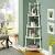 Bedroom Corner Shelf Unit
