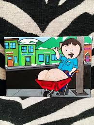 Randy Marsh South Park Canvas Painting Hippie Painting Park Art Canvas Painting