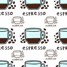 Meia Xicara De Vetor De Espresso E Cafe Ilustracao Stock Ilustracao De Preto Restaurante 144226194