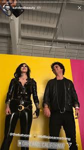 Kat Von D And Green Day S Billie Joe Armstrong Are Collaborating Fashion Magazine The funny thing about a player's guitars is that you can tell the story of their career through them. kat von d and green day s billie joe