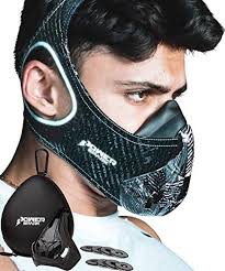New Training Mask Workout Resistance Breathing Trainer 16 Levels Reflective With Bonus Case Cover Air Filter Endurance Workout Running Gear Men Running Gear