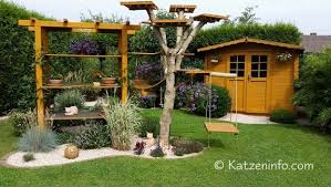 Www Katzeninfo Com Katzengarten Katzengarten Garten Katzengehege