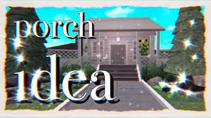 Build mode allows players to build anything they would like using a large selection of items and infrastructure that can be placed. Bloxburg Front Porch Idea Youtube