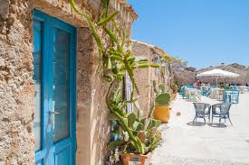 Maybe you would like to learn more about one of these? Simple Mediterranean House With Red Door Stock Photo Image Of Living House 30812886