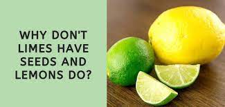 Find tips and guides to grow and maintain the perfect garden for your home. Why Don T Limes Have Seeds And Lemons Do Answered