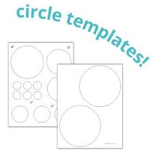 Enter upper case and lower case characters to measure total printed height in metric or imperial. Free Printable Circle Templates Large And Small Stencils