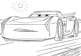 You can print or color them online at. Jackson Storm From Cars 3 Coloring Page Free Printable Coloring Pages Galleries