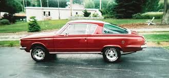 Image result for Medium Red 1965 Barracuda