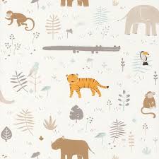 Obtener papel tapiz de polyommatus hispana. Papel Pintado Infantil Happy Dreams De Casadeco Animales Selva En 2020 Papel Pintado Infantil Papel Pintado Papel Pintado Para Ninos