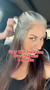 Grey Hair Transition over the last 6 months. Such a liberating feeling not  to dye your hair every week! Definitely living my best life. , #greyhair  #greyhairtransition #silversisters ...