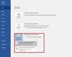 The deleted word document and other data files would be in the trash folder for 30 days. How To Recover An Unsaved Word Document