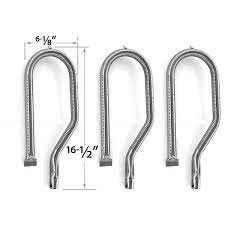 3 Pack Universal Stainless Steel Burner For Virco 2001ss Lp 720 0008 Lp 720 0021 Lp Gas Models Fits Compatible Virco Gas Grill Burners Gas Grill Grill Parts