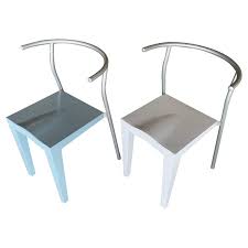 Part of the romeo family by artist philippe starck, the romeo outdoor c3 moves the eye upwards with a balanced refinement. Dr Glob Chairs By Philippe Starck For Kartell For Sale At 1stdibs