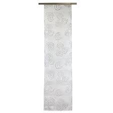 Gozze Panneau Japonais Marocco Voilage Coulissant 245x60 Cm Voile Transparent A Bandes Colorees Opaques Motif Tourbillo Motif Tourbillon Salon Japonais Voilage