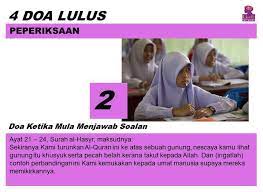 Ini adalah peperiksaan untuk pakar pembuat wain. 4 Doa Lulus Peperiksaan Gneuz Jus Minda Malaysia Facebook