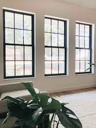How To Paint Black Window Frames And Panes Within The Grove Black Window Frames Black Windows Black Windows Exterior