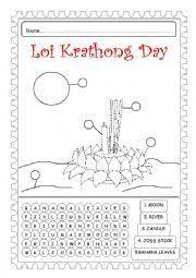 Find the perfect loy krathong stock illustrations from getty images. English Worksheets Loy Krathong Day Worksheets Esl Worksheets Teaching Weather